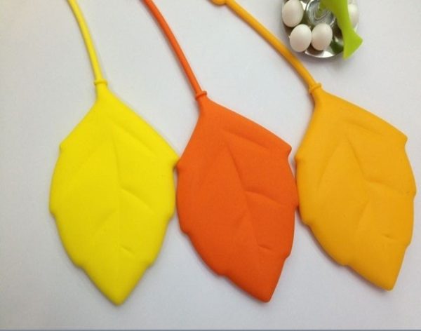 cartoon Leaf Silicone Keychain[SY469]