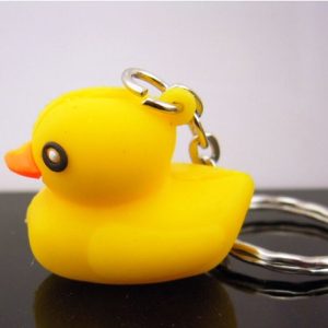 cartoon duckling Silicone Keychain[SY471]