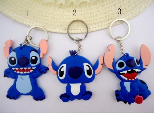 cartoon Stitch Silicone Keychain[SY472]