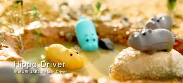 hippo silicone USB cover bracelet[SY484]