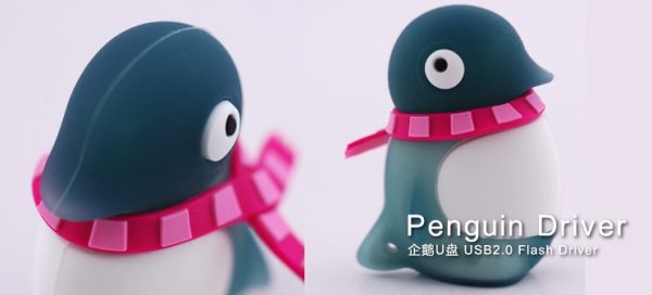 penguin silicone USB cover bracelet[SY487]