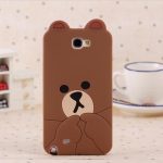 funny bear silicone case for samsung[SY00116]
