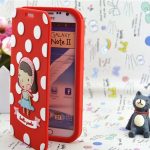 funny girl silicone case for samsung[SY00117]