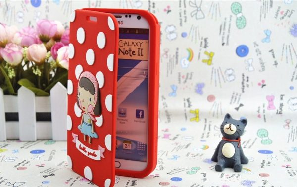 funny girl silicone case for samsung[SY00117]