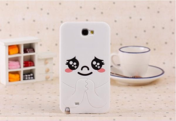 funny cartoon silicone case for samsung[SY00119]