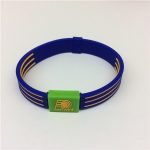 silicon bead style bracelet with metal[SY132]