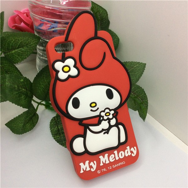 Custom Cute Cartoon Silicone Mobile Phone Case