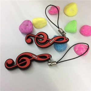 silicone phone tag for cellphone decoration