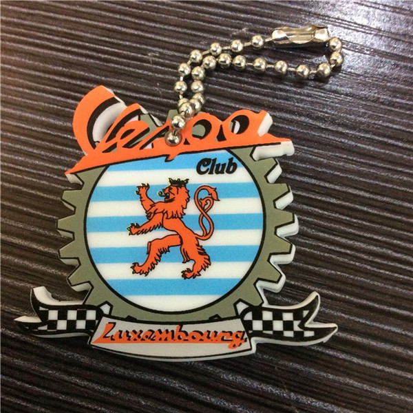 cartoon basketball Silicone Keychains