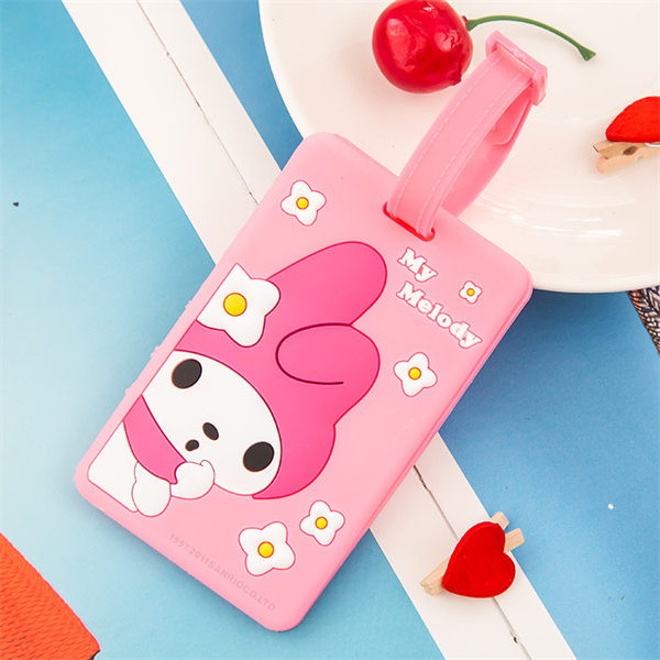 Silicone Blank Luggage Tag Strap