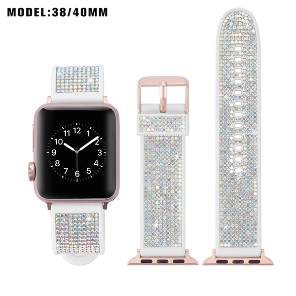 Luxury Watchband Silicone Bling Bands