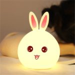 Led Silicone Night Light Rabbit Lamp