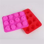 Silicone Soap Mold Flower 12 Cavity