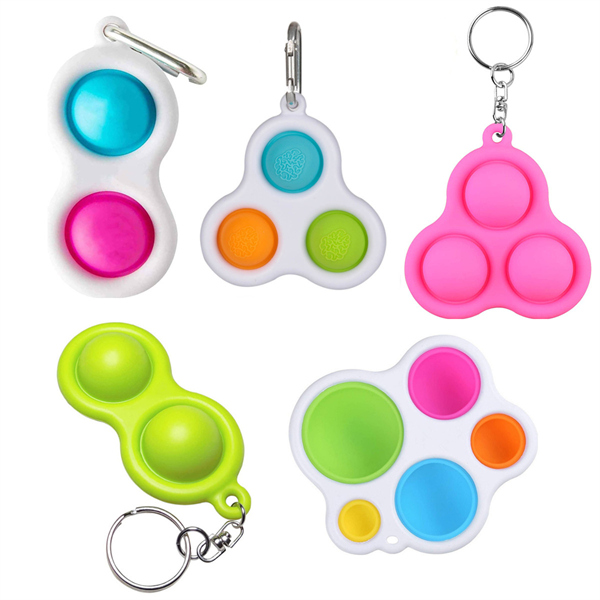 Bubble Sensory Fidget Toy Keychain