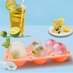 Ice Cube Tray Ball 6 Cells Round Shape (1)