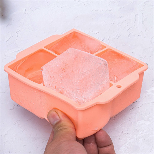 Large Ice Cube Tray 4 Cells Square Mold (1)
