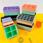 Large Ice Cube Tray 4 Cells Square Mold (3)