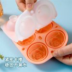 Rose Ice Cube Tray 6 Cells FDA Mold (2)